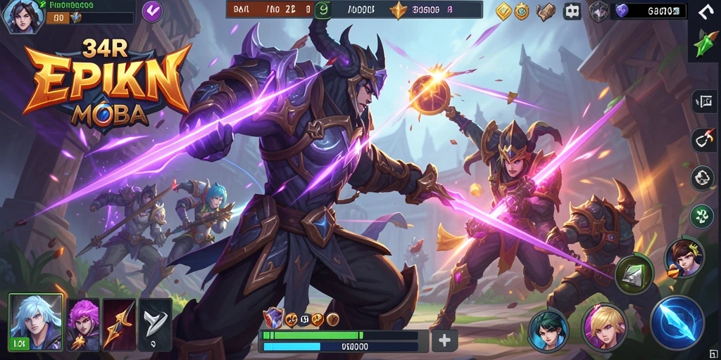 Gameplay seru dan aksi tim yang dinamis di 34R.
