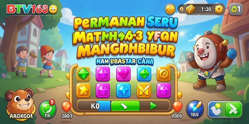 Gameplay menarik BTV168 dengan grafik cerah dan efek seru.