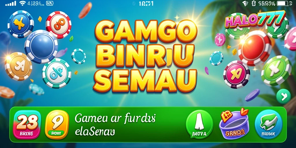 Screenshot HALO777 menampilkan suasana seru permainan Bingo.