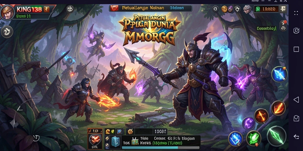 Gameplay seru dalam dunia MMORPG KING138 yang menakjubkan.