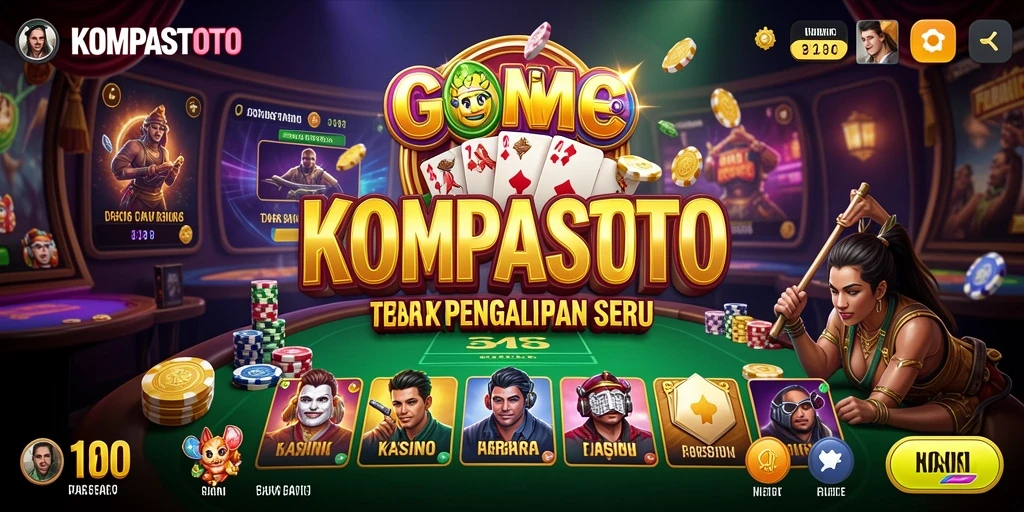 Tampilan gameplay seru dan menegangkan di KOMPASTOTO.