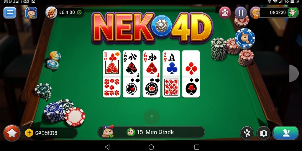 Tangkapan layar gameplay seru dari NEKO4D menunjukkan aksi permainan Domino.