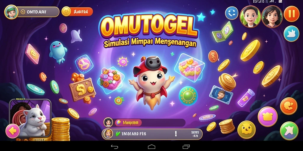 Tampilan gameplay OMUTOGEL yang menarik dan interaktif.
