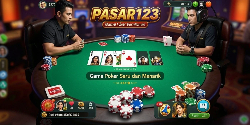 Tampilan menawan dari gameplay seru PASAR123.
