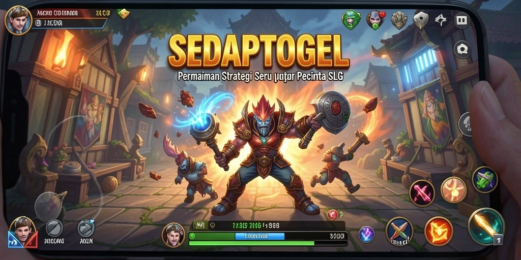 Tampilan gameplay SEDAPTOGEL yang memikat dengan strategi mendalam.